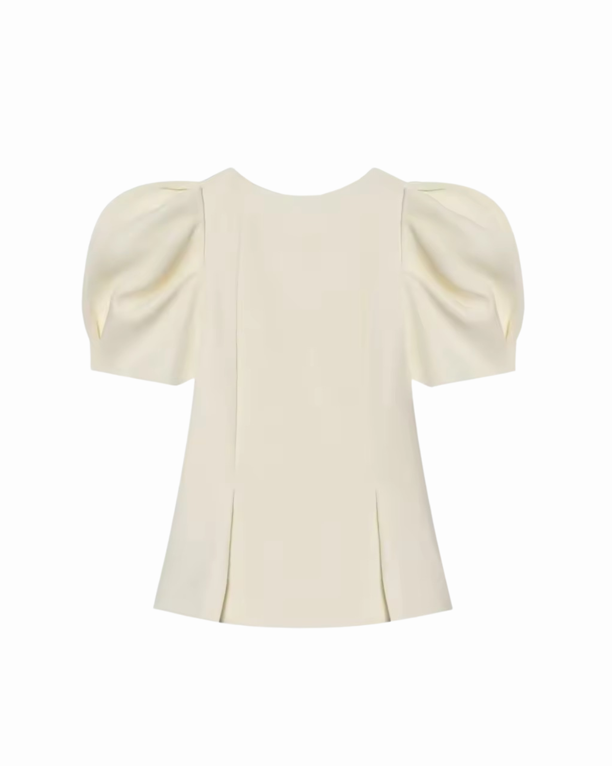 CREAM PUFF SLEEVE TOP