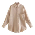 BROWN BUTTON DOWN SHIRT